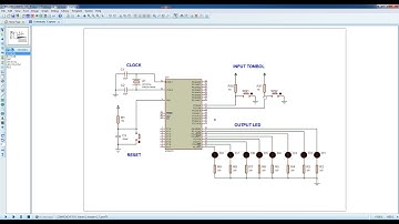 PRAKTIK DIGITAL IO AT89C51 DENGAN BAHASA ASSEMBLY