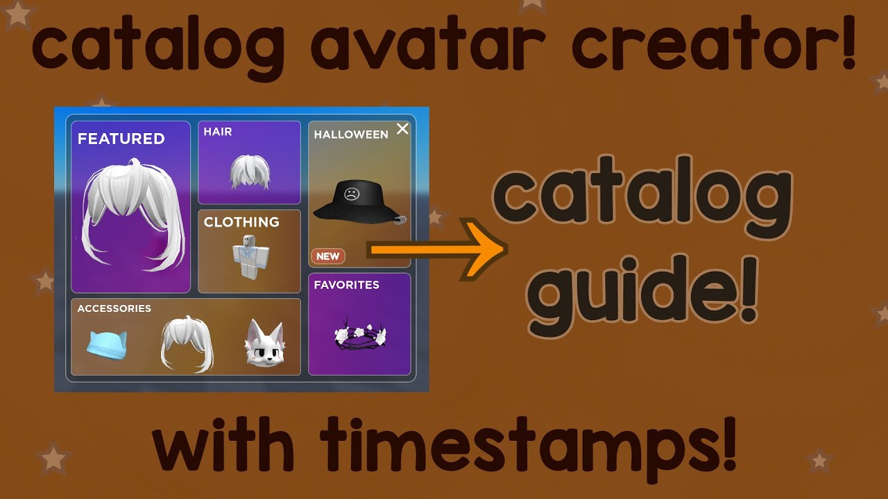 How to use Catalog Avatar Creator (With Timestamps!) (March 2023) 