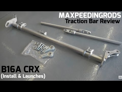 Maxpeedingrods Traction Bar Install & Review - 88-91 Civic / CRX EF