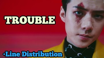 EXO - TROUBLE (Line Distribution)