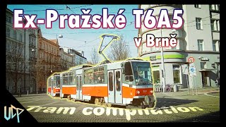 Tram Compilation | Ex-Pražské T6A5 v Brně