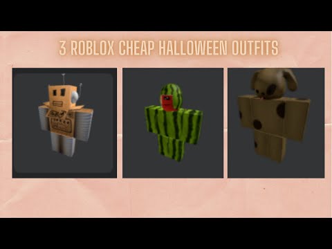 3 Awesome Cheap Haloween Outfits For Roblox Youtube - roblox bandit the bumbling puppy