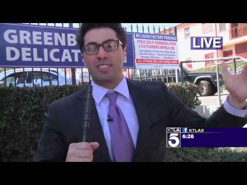 KTLA Earthquake CRAZY REPORTER REACTS!! -3/17/14