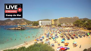 🌞 Live Webcam Camp de Mar Beach | 4K UHD | 24/7 #Livestream #Mallorca #Balearics #beach
