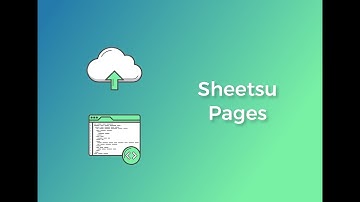 Publish website in less than a minute with Sheetsu Pages - sheetsu.com