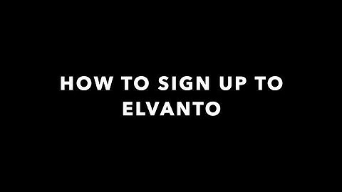 How to sign up to elvanto video