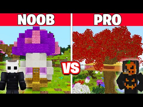 NOOB vs PRO: EN UZUN AĞAÇ EVİ YAPI KAPIŞMASI! - Minecraft