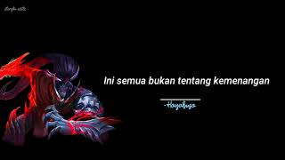 Story' wa Kata kata Motivasi Hayabusa Mobile legends.