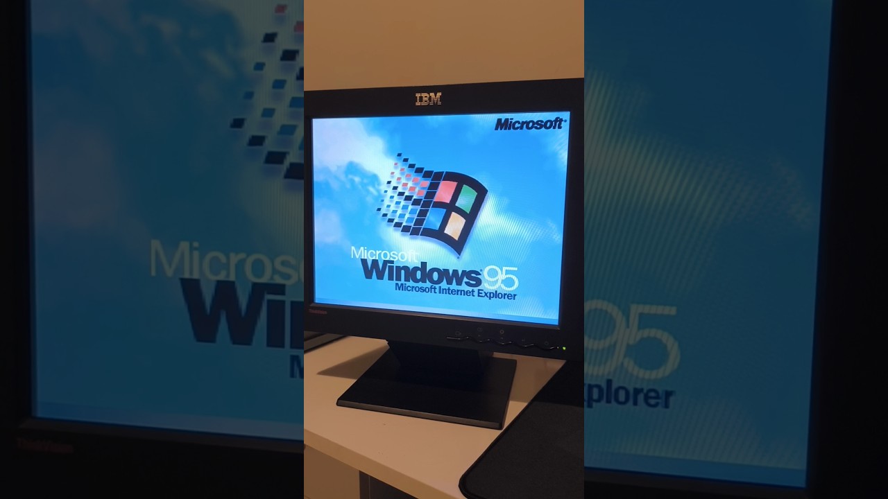 Windows 95 PC, first boot! 
