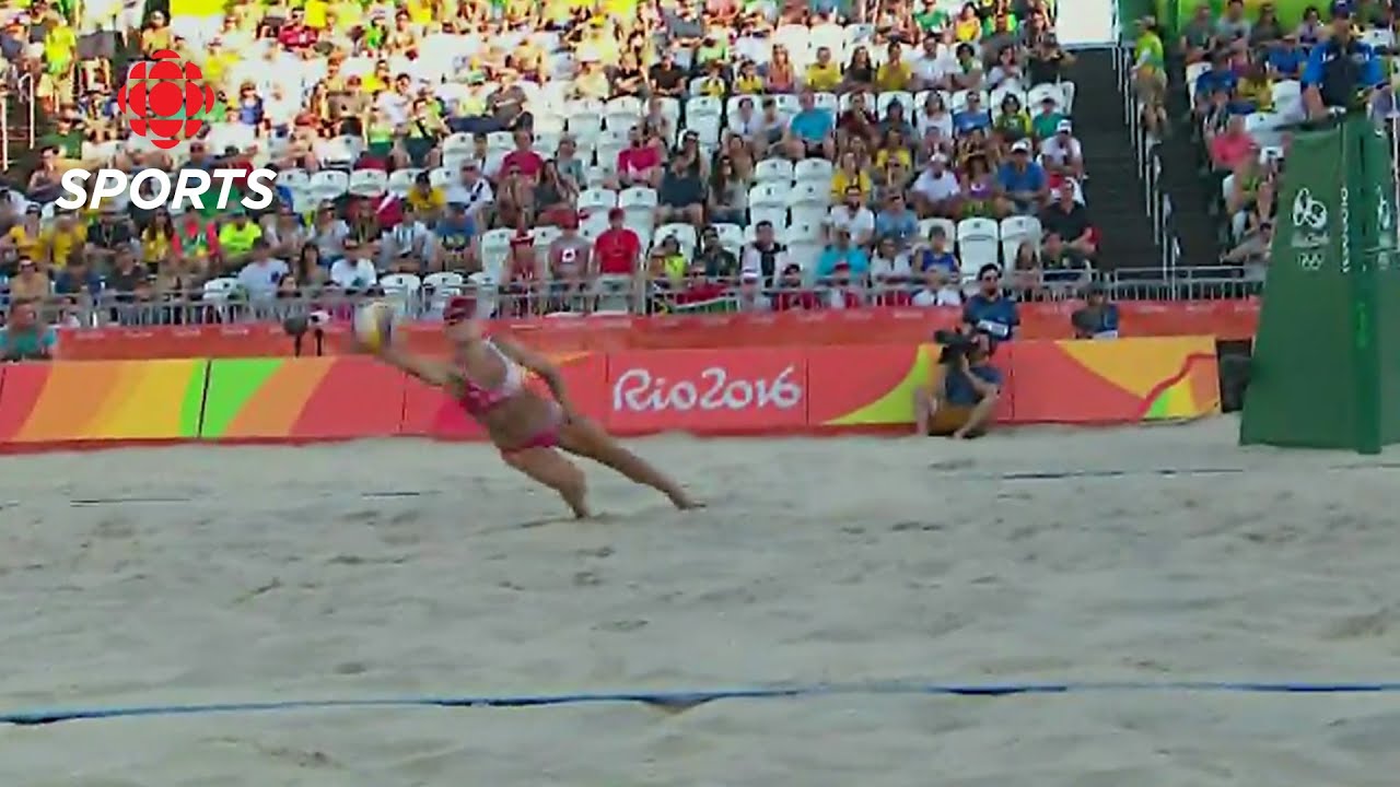 Women's Beach Volleyball Quarterfinals Canada vs. Germany Rio 2016