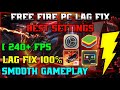 How to fix free fire lag issue in bluestacks  solve free fire lagging issue in laptop and pc