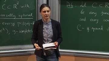 Maryna Viazovska - 1/6 Automorphic Forms and Optimization in Euclidean Space
