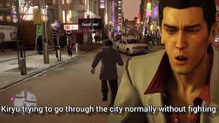 Kiryu had enough of random encounters