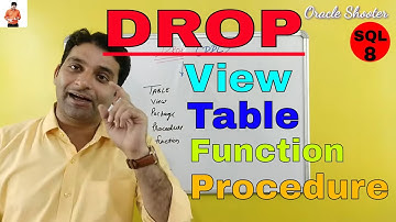 Drop Command in Oracle - SQL with Example