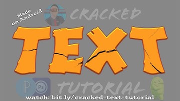 How to Make a Cracked Text on Android | PS Touch + Pixel Lab (Android, iPhone) | BEazzy Shifts