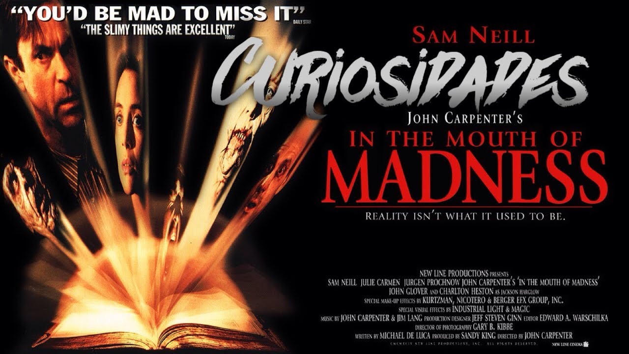 Curiosidades IN THE MOUTH OF MADNESS | Al borde de la locura (1995) Jhon Carpenter