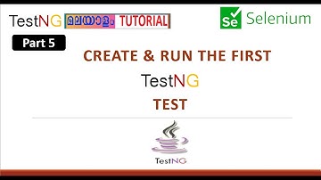 Create and run the  first TestNG test with Selenium | TestNG Framework Malayalam Tutorial