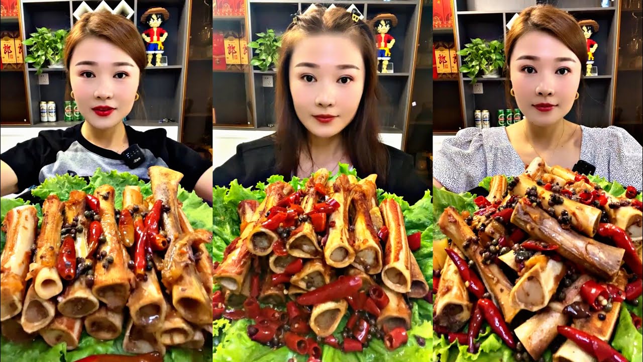 EP22 - BUFFALO BEEF BONE MARROW MUKBANG ASMR | SML FOOD