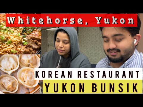 Lunch Break Date Vlog Korean Food at Yukon Bunsik Homemade Chole Kulche