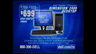 Dell Dimension 2400 Desktop Computer Commercial 2004