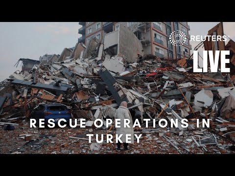 LIVE: Rescue operations in Turkey after deadly quake