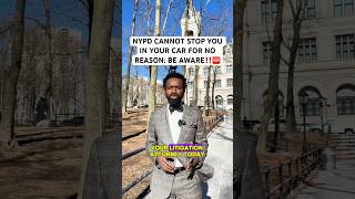 NYC drivers: be aware and know what to do if the police stop you for no good reason. #nypd #police