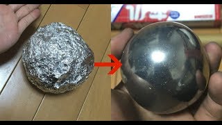 How To Make Perfect Shiny Silver Foil Ball.