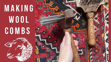 Wat heeft 208 spijkers en ik heb het gemaakt met de Shopsmith? Zelf wollen kammen maken, $100 bes...