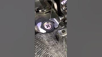 Automatic Clothes Button Attaching Machine | Fast Garment Manufacturing Process | Satisfying Factory