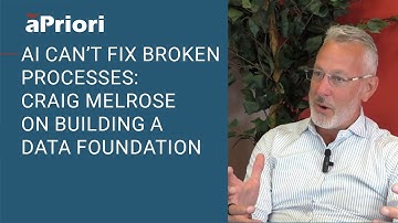 AI Can’t Fix Broken Processes: Craig Melrose on Building a Data Foundation for Manufacturing