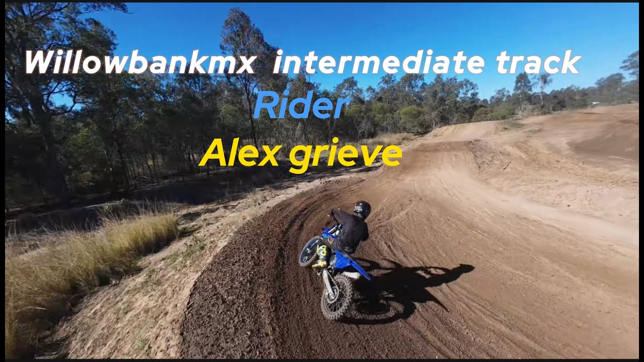 Alex Grieve takes on the intermediate track at Willowbank MX