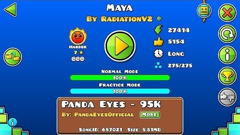 Geometry Dash: Maya by RadiationV2 (EPIC harder)