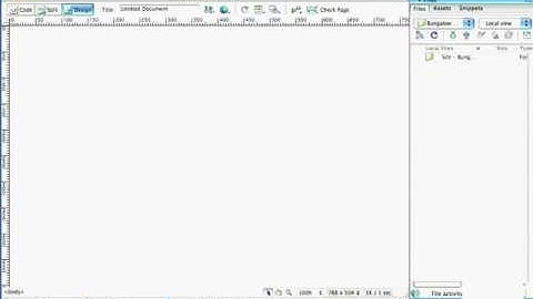 creating & saving a page in dreamweaver cs3 tutorial