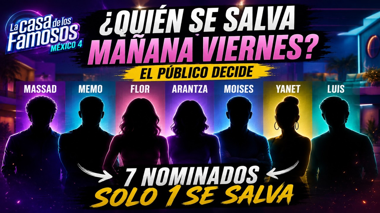 BOMBAZO! ASI VA LA TABLA DE ELIMINACION SEMANA 3 DE LA CASA DE LOS FAMOSOS MEXICO 4 EN VIVO