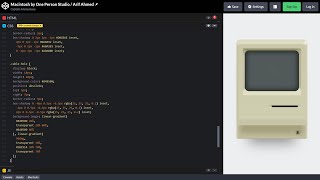 ASMR Programming - MACINTOSH in HTML & CSS - No Talking