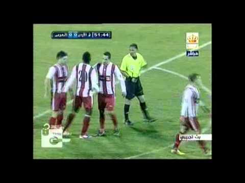 اهداف مباراة شباب الاردن والعربي 3-0  اليوم  23-11-2012 