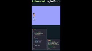 Animated Login Form using HTML CSS &amp; JavaScript 🔥 | Glassmorphism Login UI Design