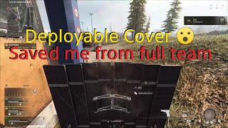 Deployable Cover equipment Saved me from a full team in Verdansk