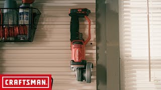 CRAFTSMAN V20* Cordless 4-1/2-in. Small Angle Grinder | Tool Overview