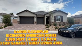 Darius Floorplan | Richmond American | Upcoming Archer Park Community
