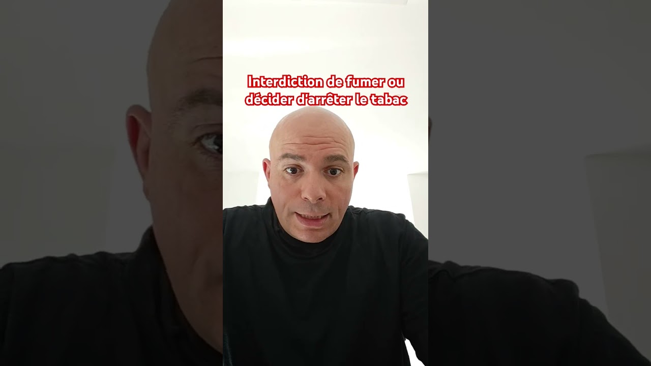 Interdiction de fumer ou décider d'arrêter le tabac 