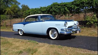 Match Highlights 1955 Dodge Royal Lancer in Tri color Blue Blue White Paint & Ride on My Car Story with Lou Costabile