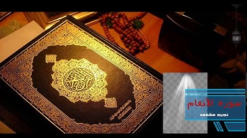 ما تيسر من سورة الأنعام للقارئ نجيب مشقف
