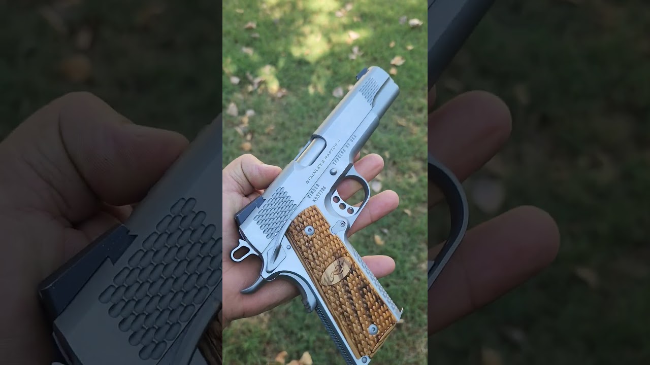 kimber  Stainless  Raptor  Custom Shop ll 45acp  