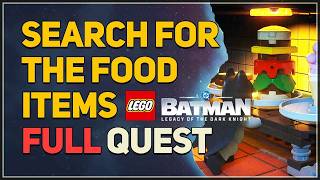 Search for the food items Lego Batman Legacy of the Dark Knight