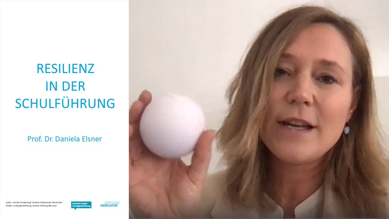 Prof. Dr. Daniela Elsner zu Resilienz in der Schulführung YouTube