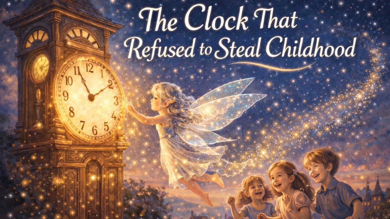 The Clock That Refused To Steal Childhood ⏰🌈 | Fairytale Stories For Kids🧚🏻 | Toon Magic ✨🪄 |