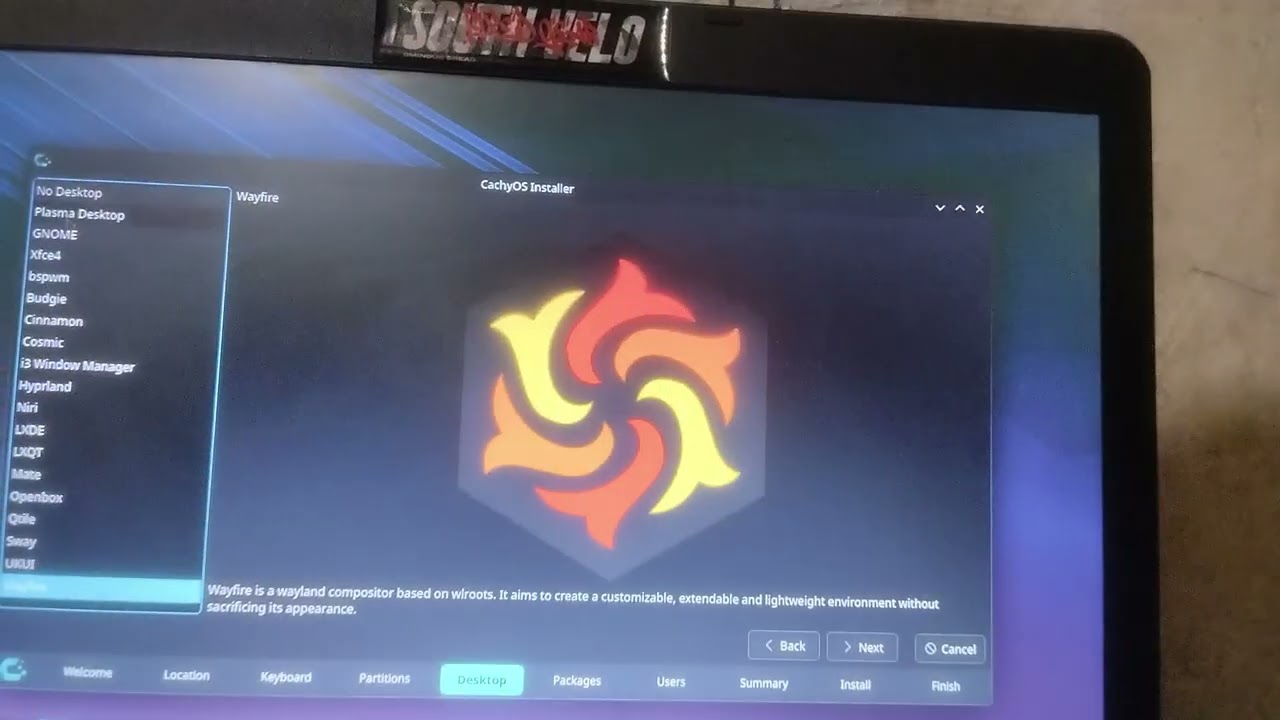 Step by step installation of cachy os.