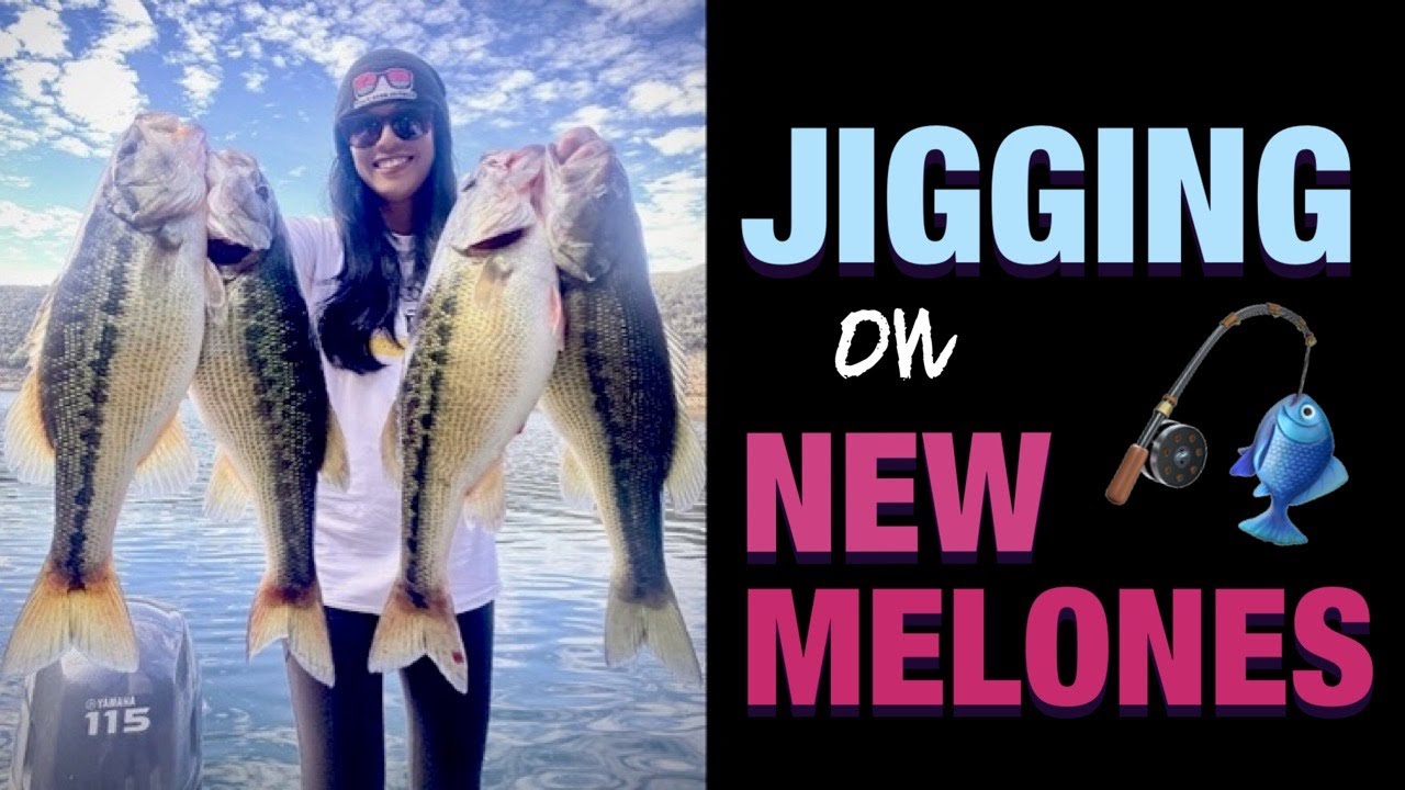 STACY GETS JIGGY! – Winter Bass Fishing on New Melones Lake with Jigs and Jigging Spoons