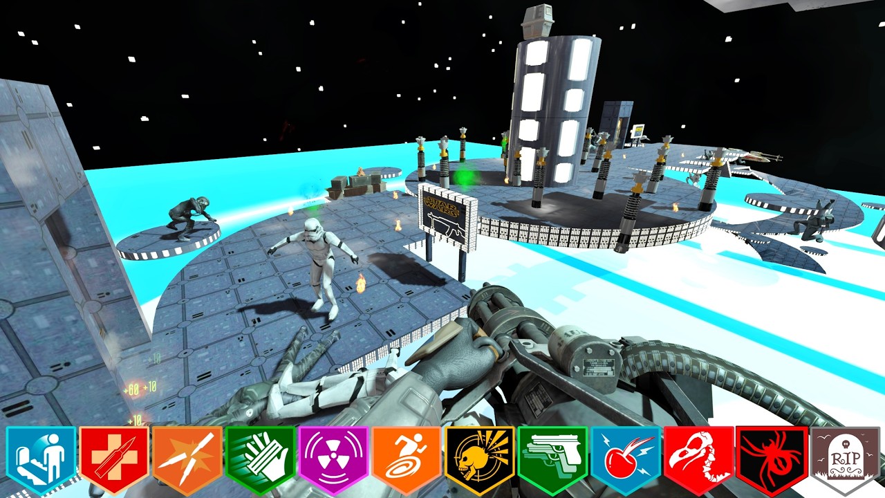 BEATING NEW STAR WARS TOWER CoD Zombies Map Was Rough (Black Ops 3)